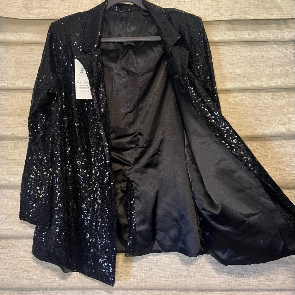 NWT WAIT FOR YOU SEQUIN JACKET great for TAYLOR SWIFT concerts